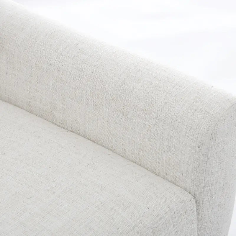 Linen Upholstered Accent Chair Wingback Armchair Set of 2