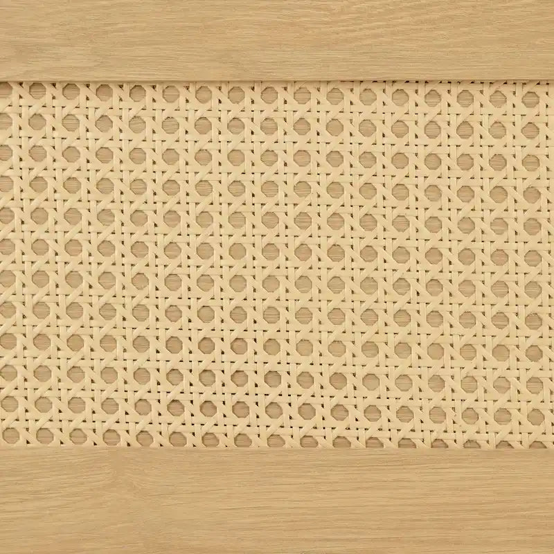 Rattan-Woven Lift-Top Coffee Table with Storage — 42 x 17