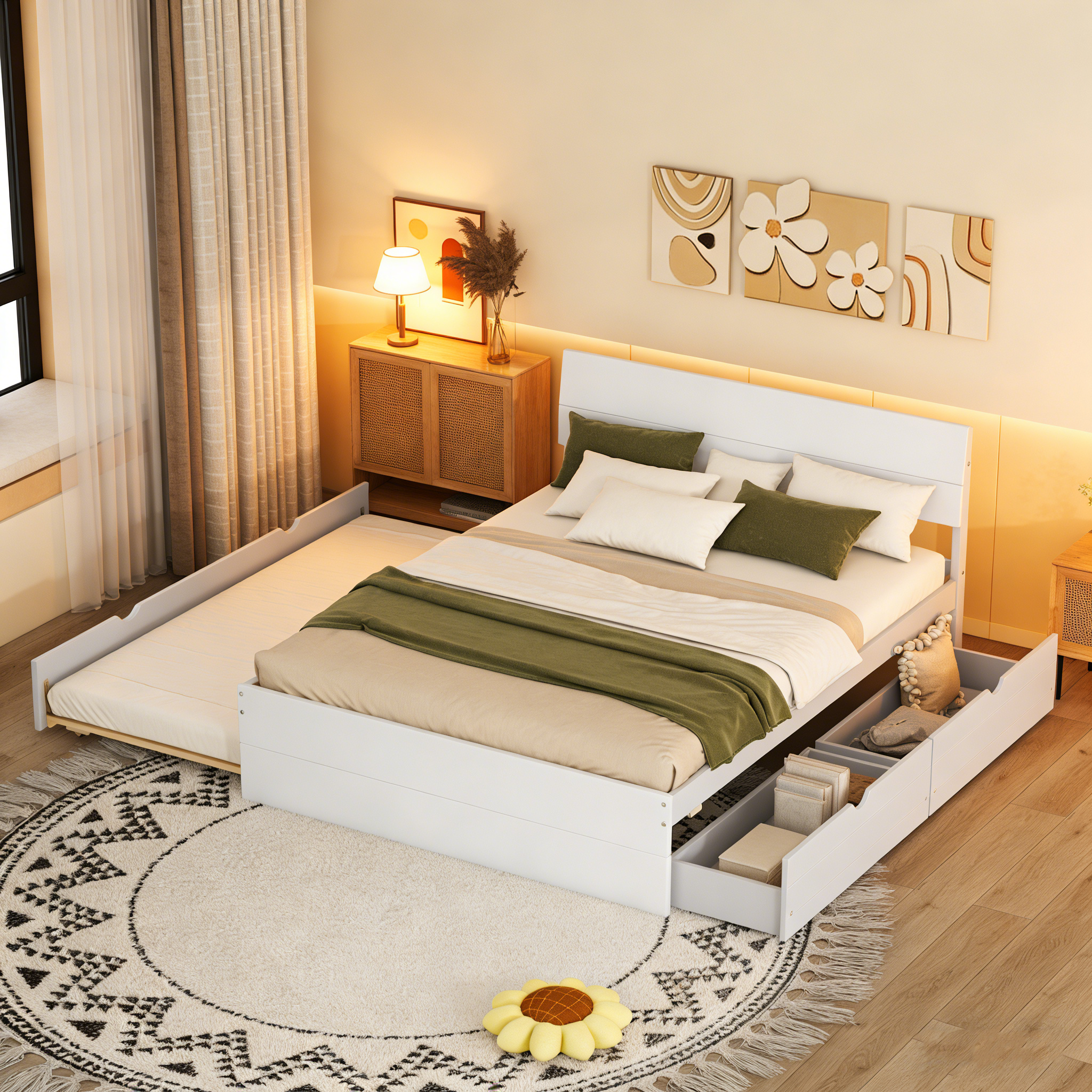 Modern-Style Full-Size Bed Frame