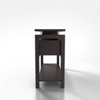Posa Modern Espresso 47-inch 2-Shelf Sofa Table by Furniture of America