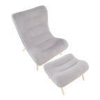 Carson Carrington Grega Chair with Ottoman