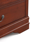 Furniture of America Devi Traditional 3-Piece Solid Wood Nightstand and Chest Set