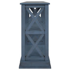 3-tier Narrow Console Table with X detailing