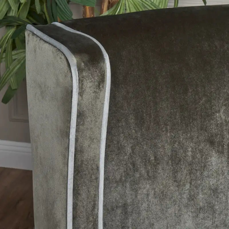 Eddison Traditional Two Toned Velvet Club Chair by Christopher Knight Home