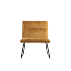 Corvus Cosmo Fabric Lounge Accent Slipper Chair