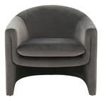 SAFAVIEH Couture Laylette Upholstered Accent Chair - 33 IN W x 31 IN D x 30 IN H