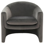 SAFAVIEH Couture Laylette Upholstered Accent Chair - 33 IN W x 31 IN D x 30 IN H