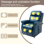 GZMR Faux Leather Elderly Power Lift Recliner Chair
