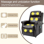 GZMR Faux Leather Elderly Power Lift Recliner Chair