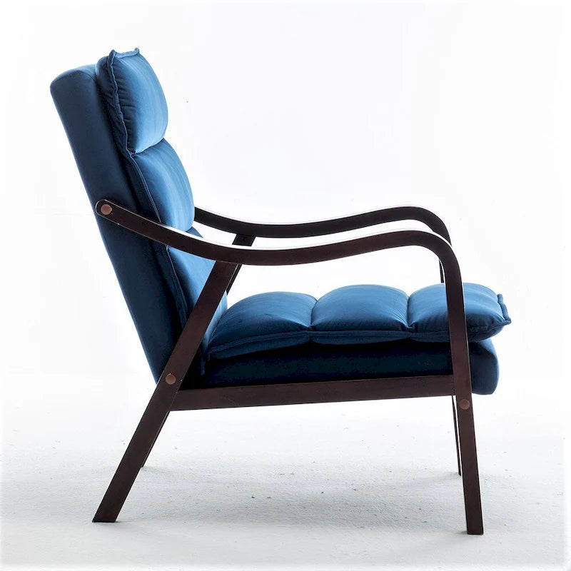 Clovis 24.8 Wide Velvet Armchair