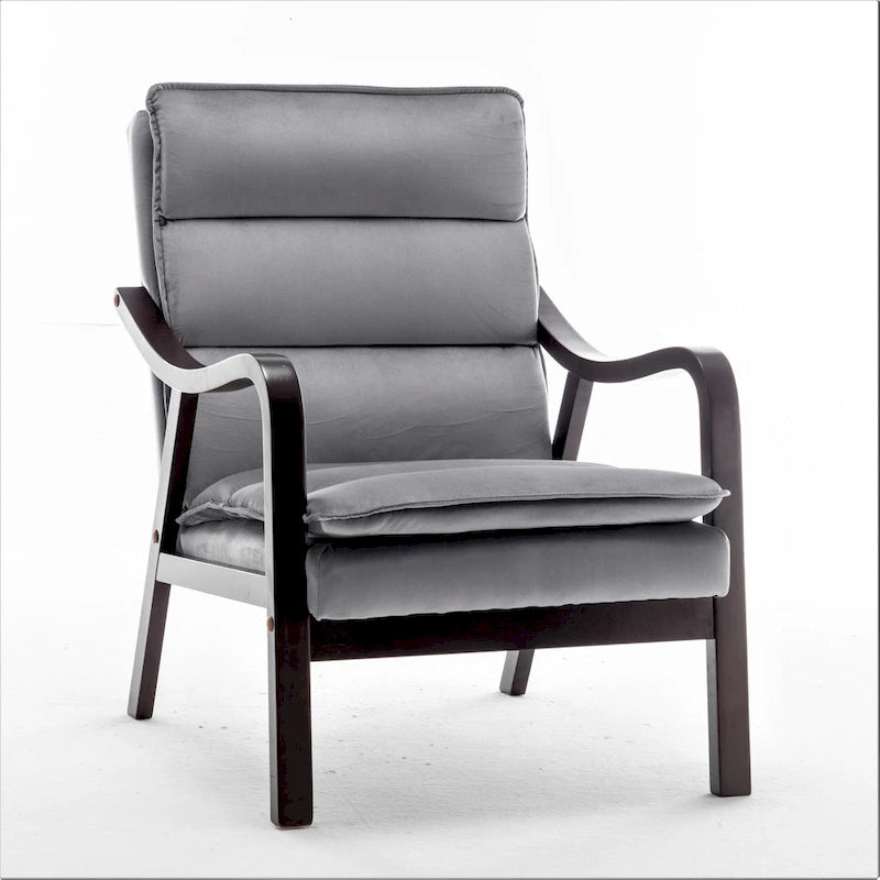 Clovis 24.8 Wide Velvet Armchair