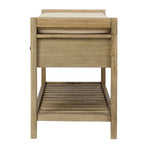Shoe Rack with Cushioned Seat and Drawers, Multipurpose Entryway Storage Bench