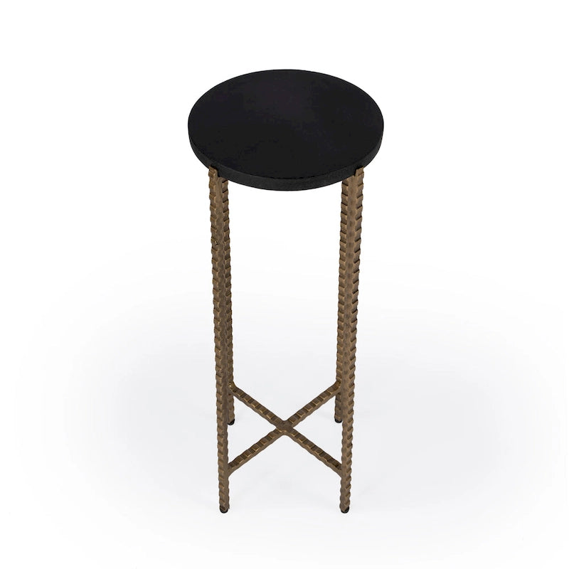 Granite Cross-Leg Side Table