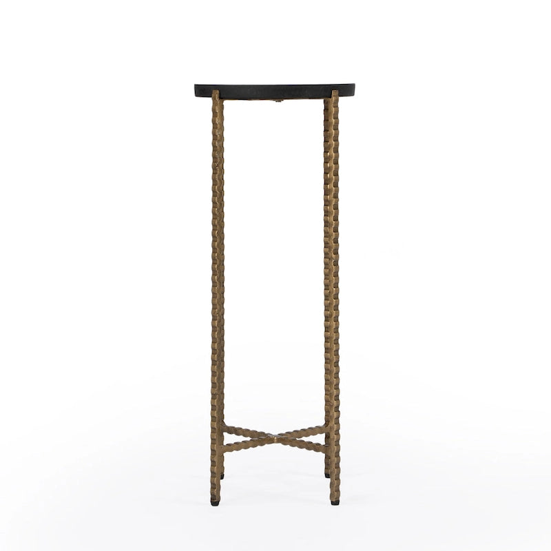 Granite Cross-Leg Side Table