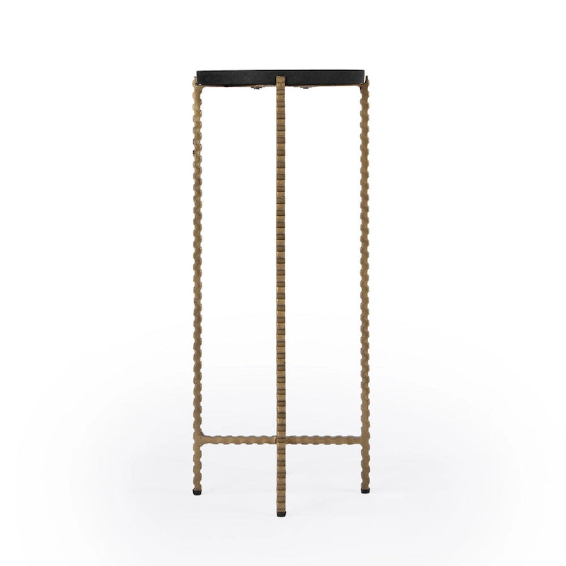 Granite Cross-Leg Side Table