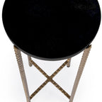 Granite Cross-Leg Side Table
