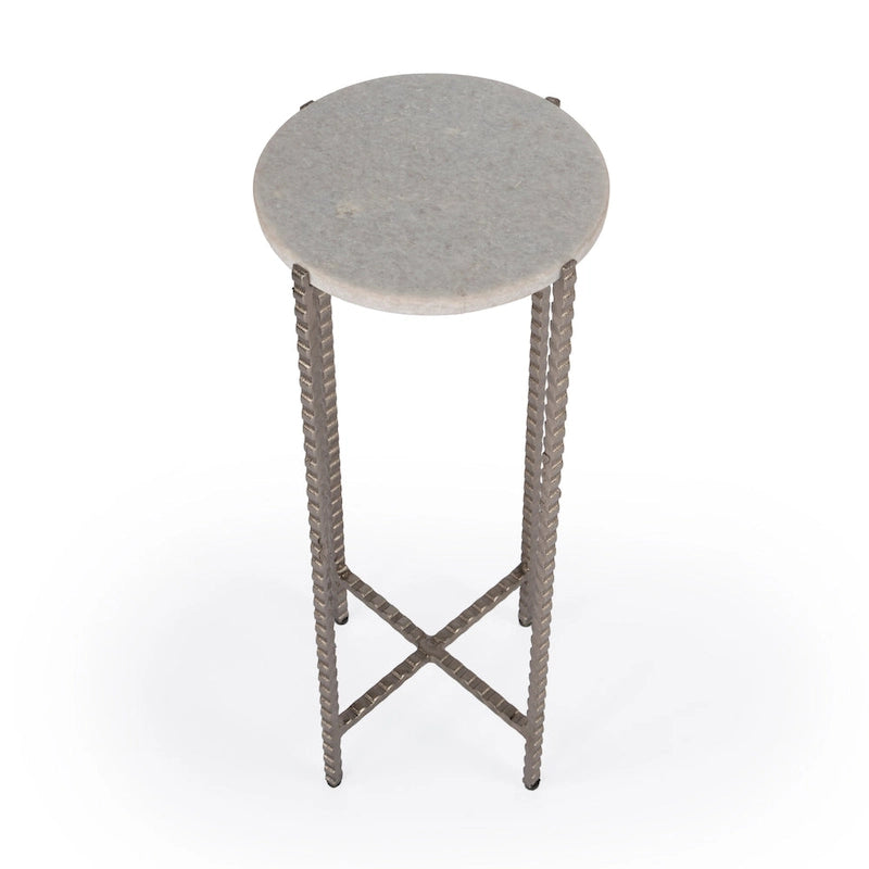Granite Cross-Leg Side Table