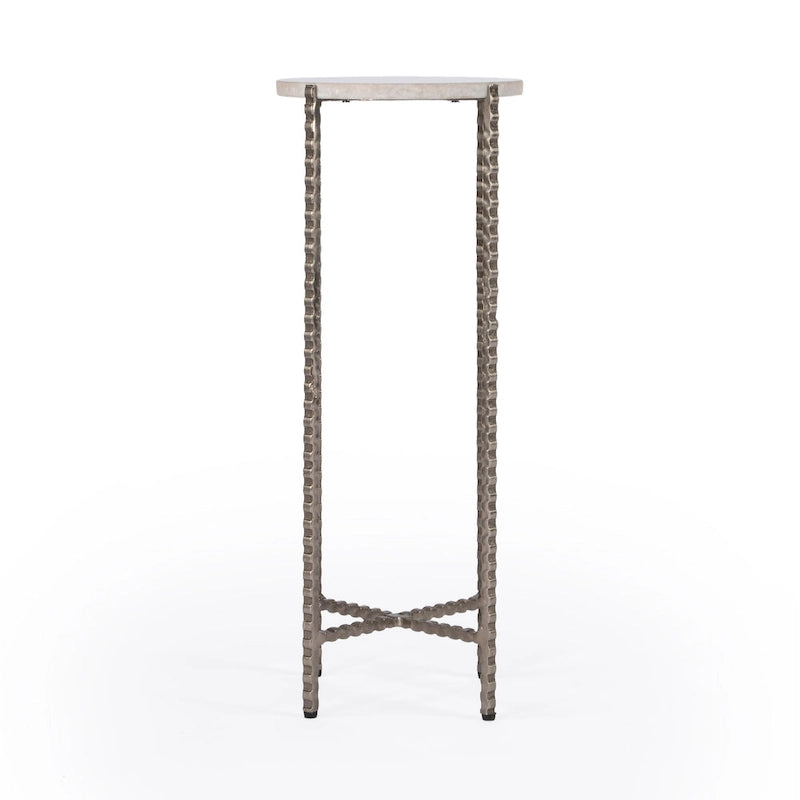 Granite Cross-Leg Side Table