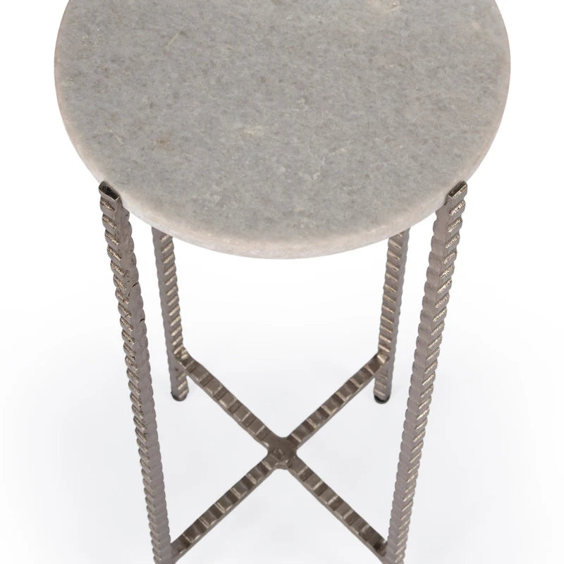 Granite Cross-Leg Side Table