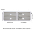Ormond Rectangular TV Stand for TV's up to 75 - 69.63 Wide