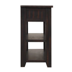 Wood Console Table with 3 Storage Drawers and 2 Shelves