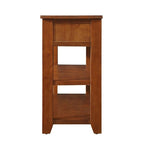 Wood Console Table with 3 Storage Drawers and 2 Shelves