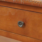 Wood Console Table with 3 Storage Drawers and 2 Shelves