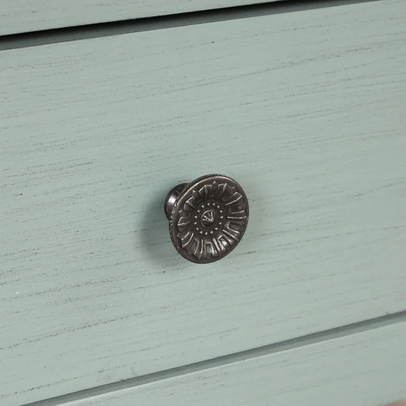 Wood Console Table with 3 Storage Drawers and 2 Shelves
