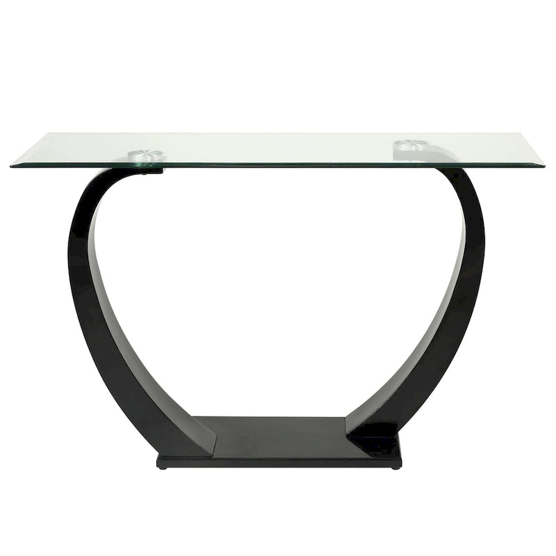 Cres Glam Glasstop 3-Piece Coffee Table Set by Furniture of America
