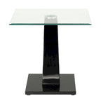 Cres Glam Glasstop 3-Piece Coffee Table Set by Furniture of America