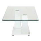 Cres Glam Glasstop 3-Piece Coffee Table Set by Furniture of America