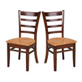 International Concepts Set of Two Emily Side Chairs