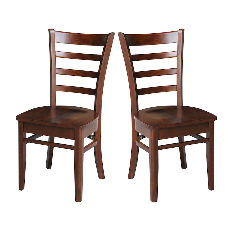 International Concepts Set of Two Emily Side Chairs