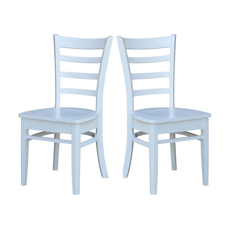 International Concepts Set of Two Emily Side Chairs