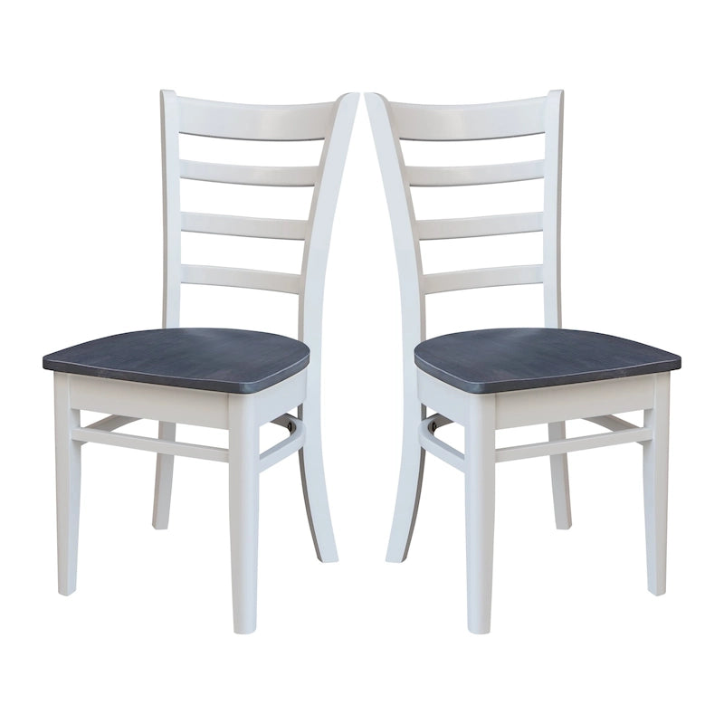 International Concepts Set of Two Emily Side Chairs