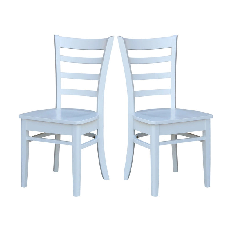 International Concepts Set of Two Emily Side Chairs