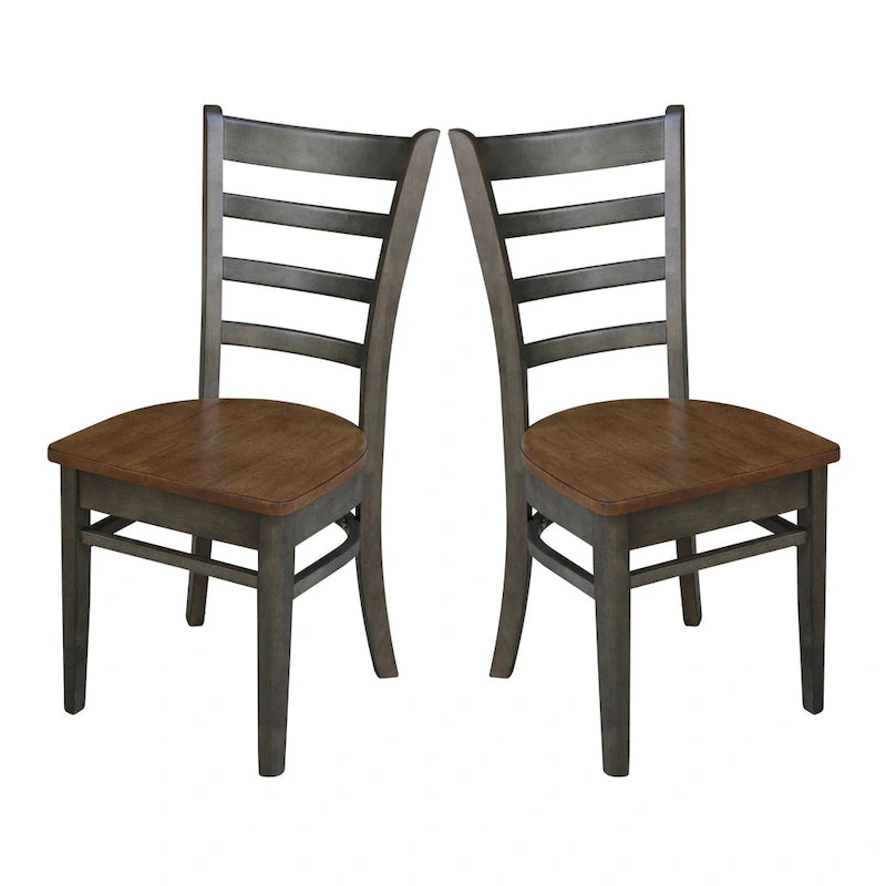 International Concepts Set of Two Emily Side Chairs