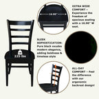 International Concepts Set of Two Emily Side Chairs