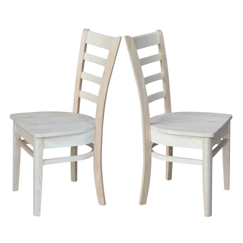 International Concepts Set of Two Emily Side Chairs