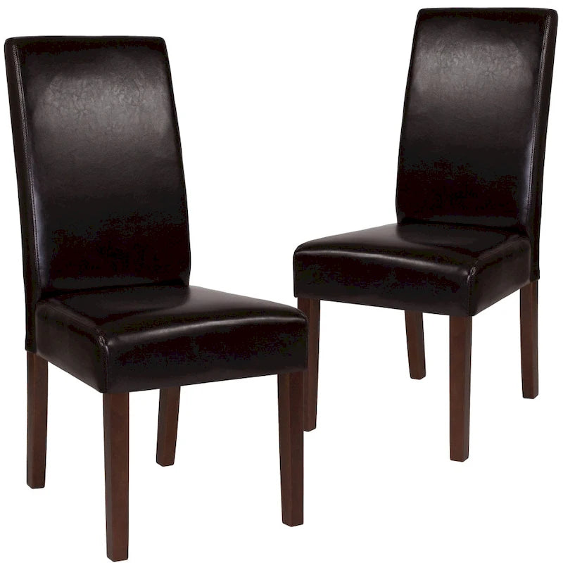 Upholstered Wood Parsons Chair (Set of 2) - 19W x 21.5D x 40H