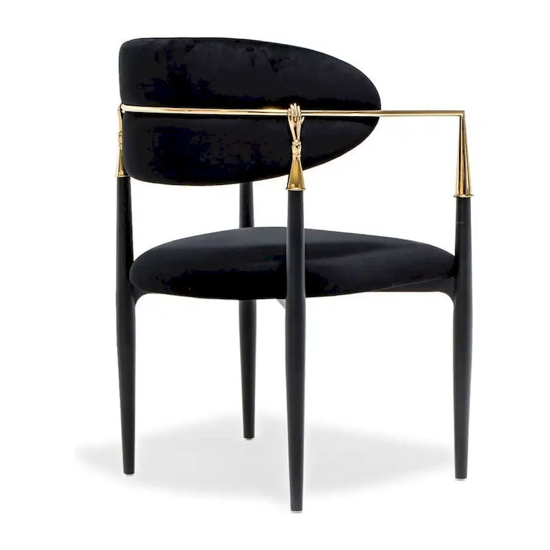 Roubi Gold Stainless Steel Dining Chair