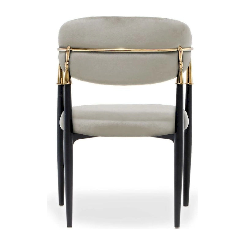 Roubi Gold Stainless Steel Dining Chair