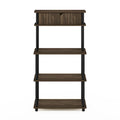 Furinno Turn-N-Tube Toolless Storage Shelf with Top Cabinet