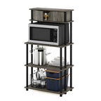 Furinno Turn-N-Tube Toolless Storage Shelf with Top Cabinet