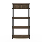 Furinno Turn-N-Tube Toolless Storage Shelf with Top Cabinet