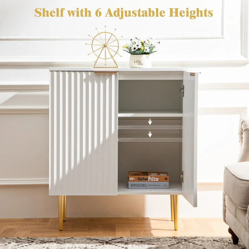 Sideboard/Storage Cabinet with Adjustable Shelves — No Data Available