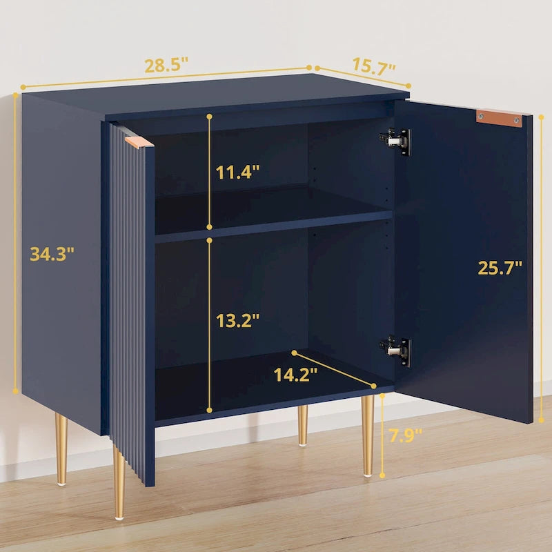 Sideboard/Storage Cabinet with Adjustable Shelves — No Data Available