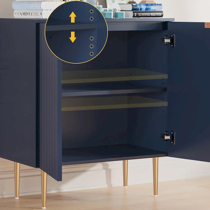 Sideboard/Storage Cabinet with Adjustable Shelves — No Data Available