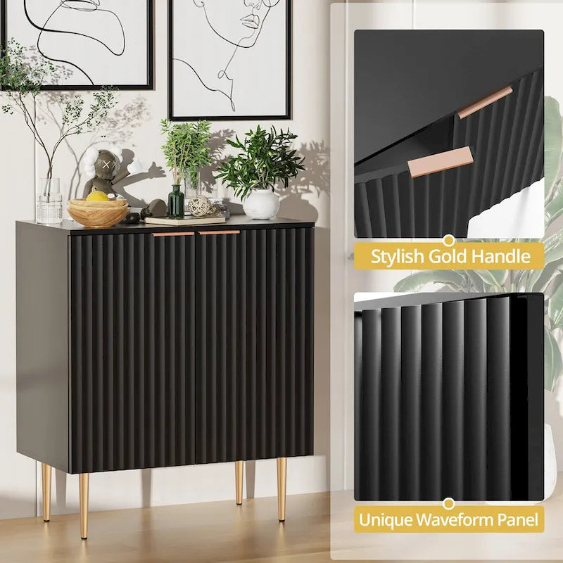 Sideboard/Storage Cabinet with Adjustable Shelves — No Data Available