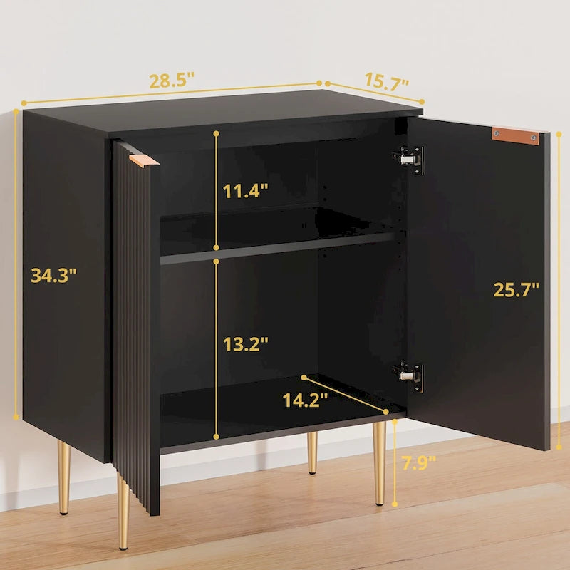 Sideboard/Storage Cabinet with Adjustable Shelves — No Data Available
